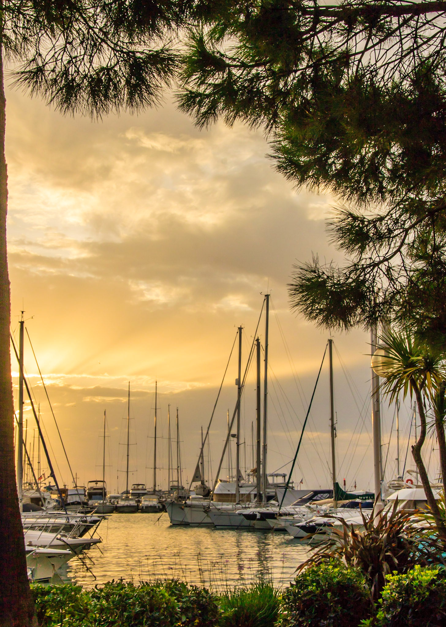 Sunset in Monaco