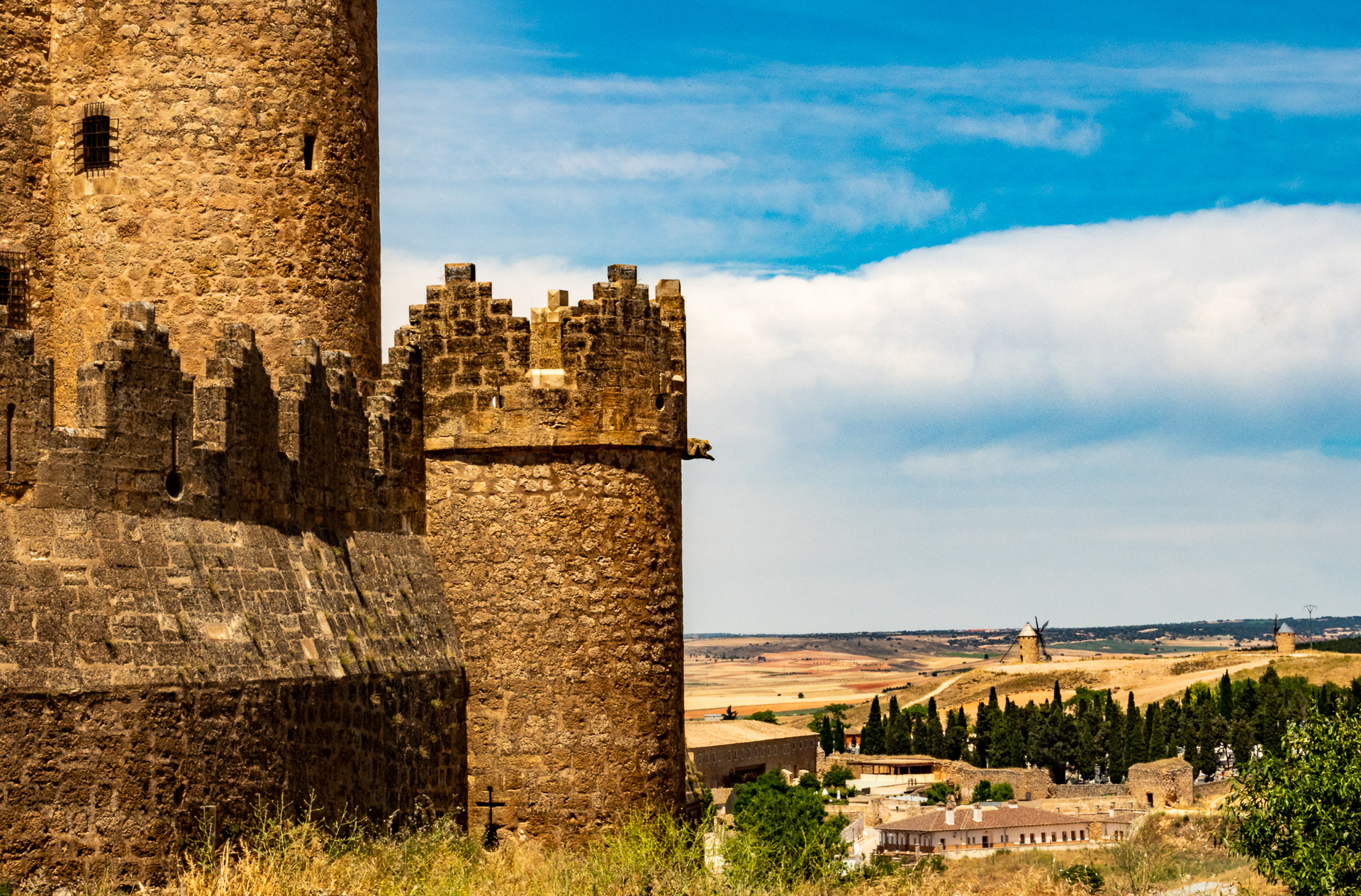 Castle View from Castillo de Belmonte