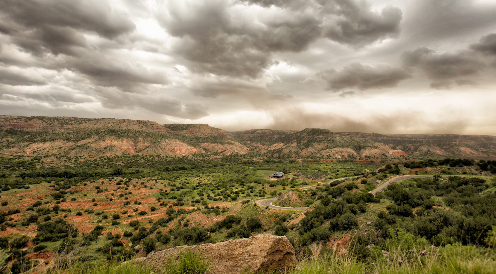 Summer Storm at Palo Duro Canyon