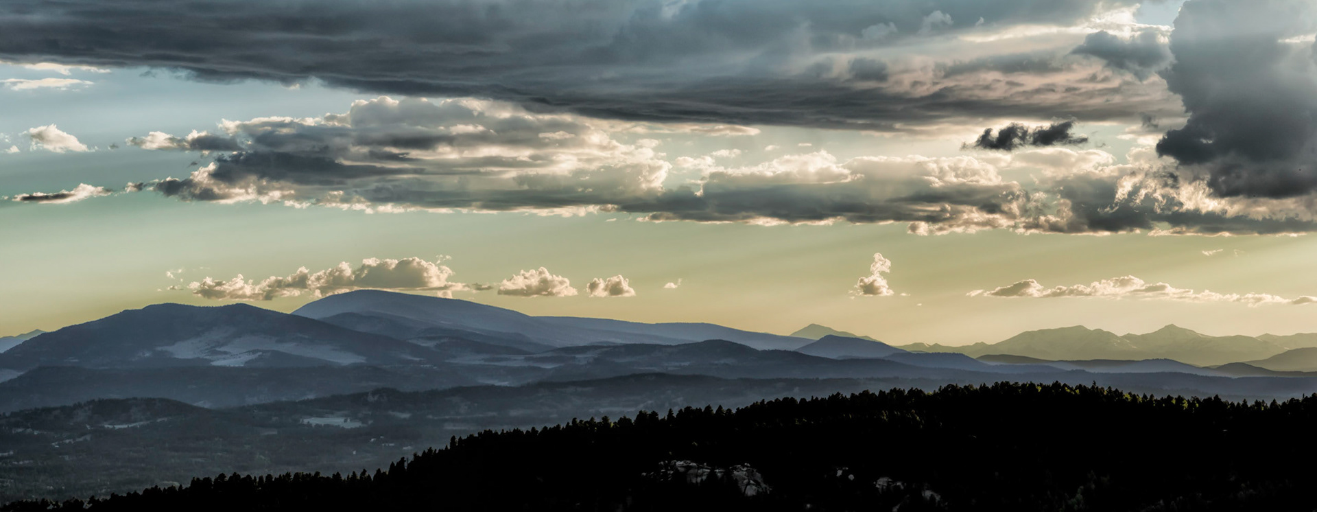 Mountain Sunset Pano