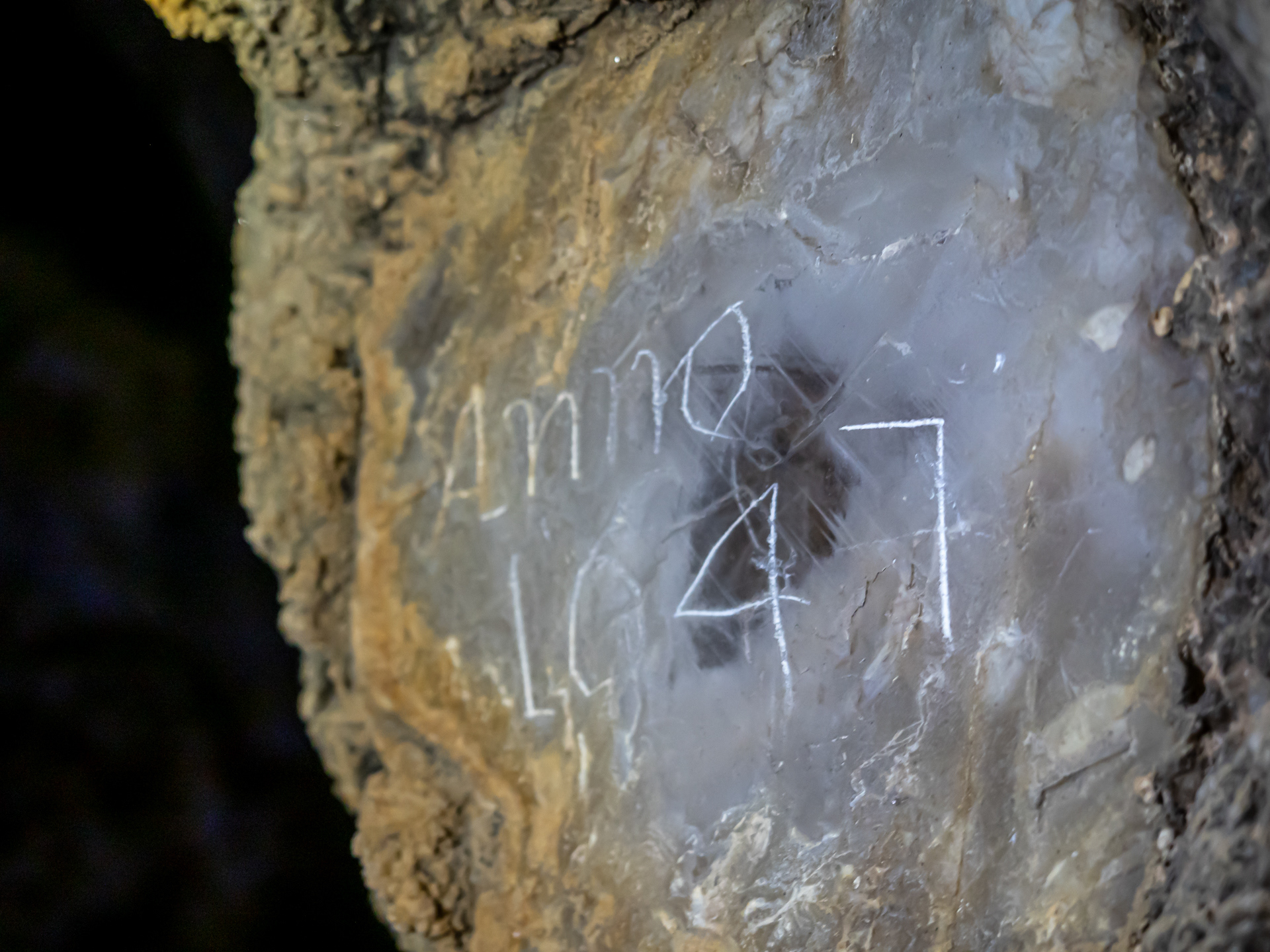 Selenite Ancient Graffiti