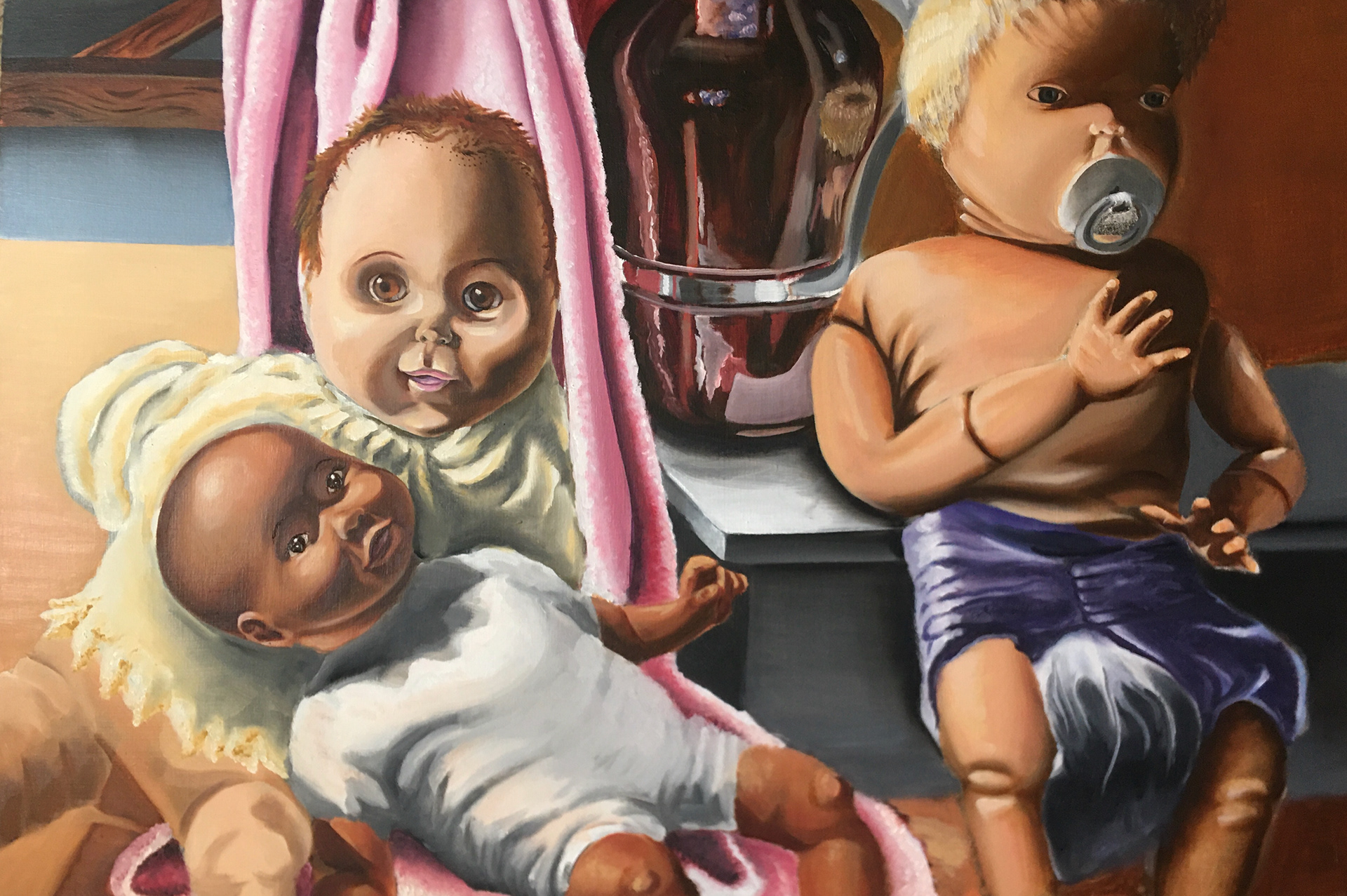 2019 "Babyliss" 2/3 32"W x 40"H