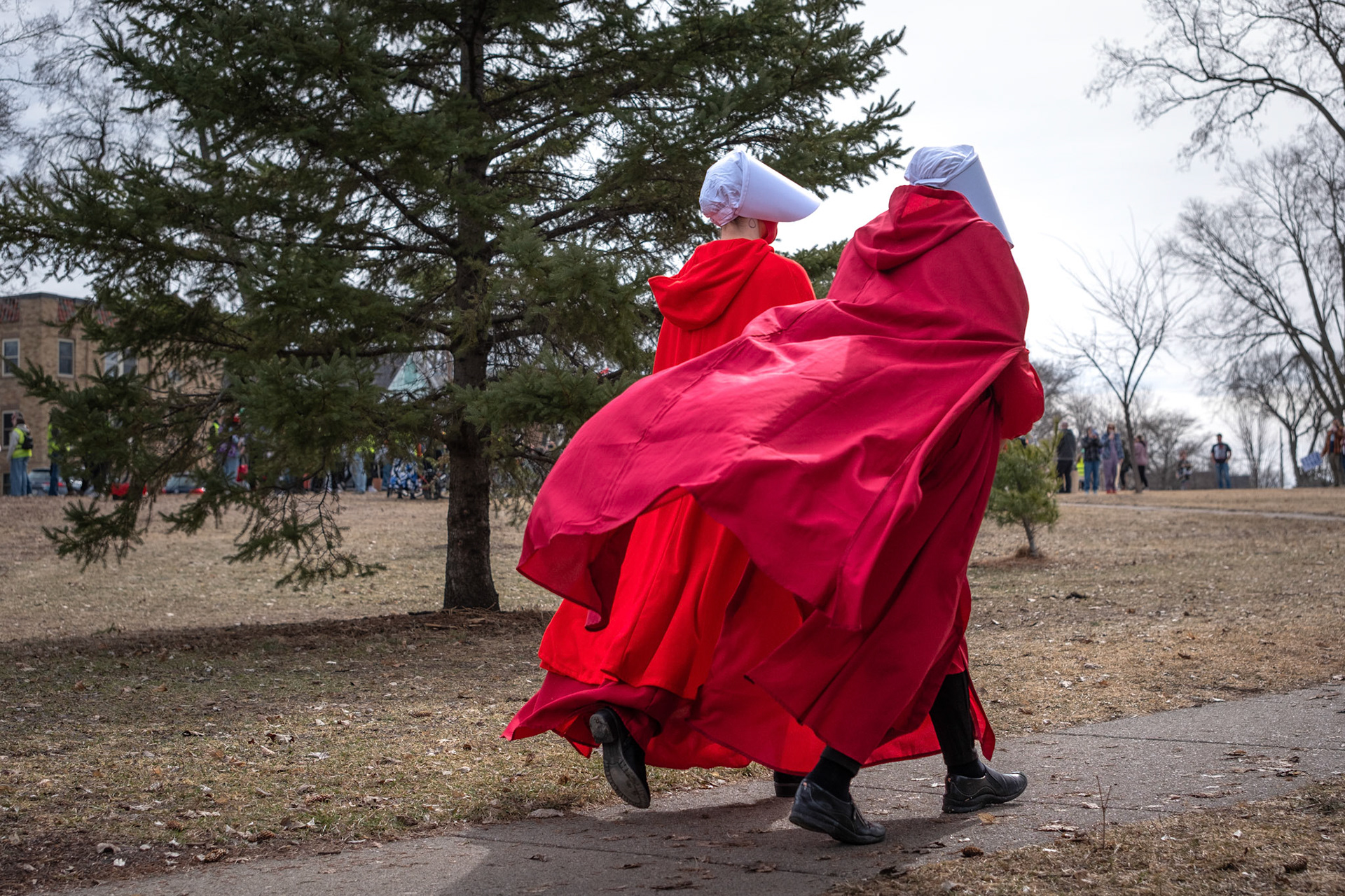Handmaids, International Women's Day March, March 2026