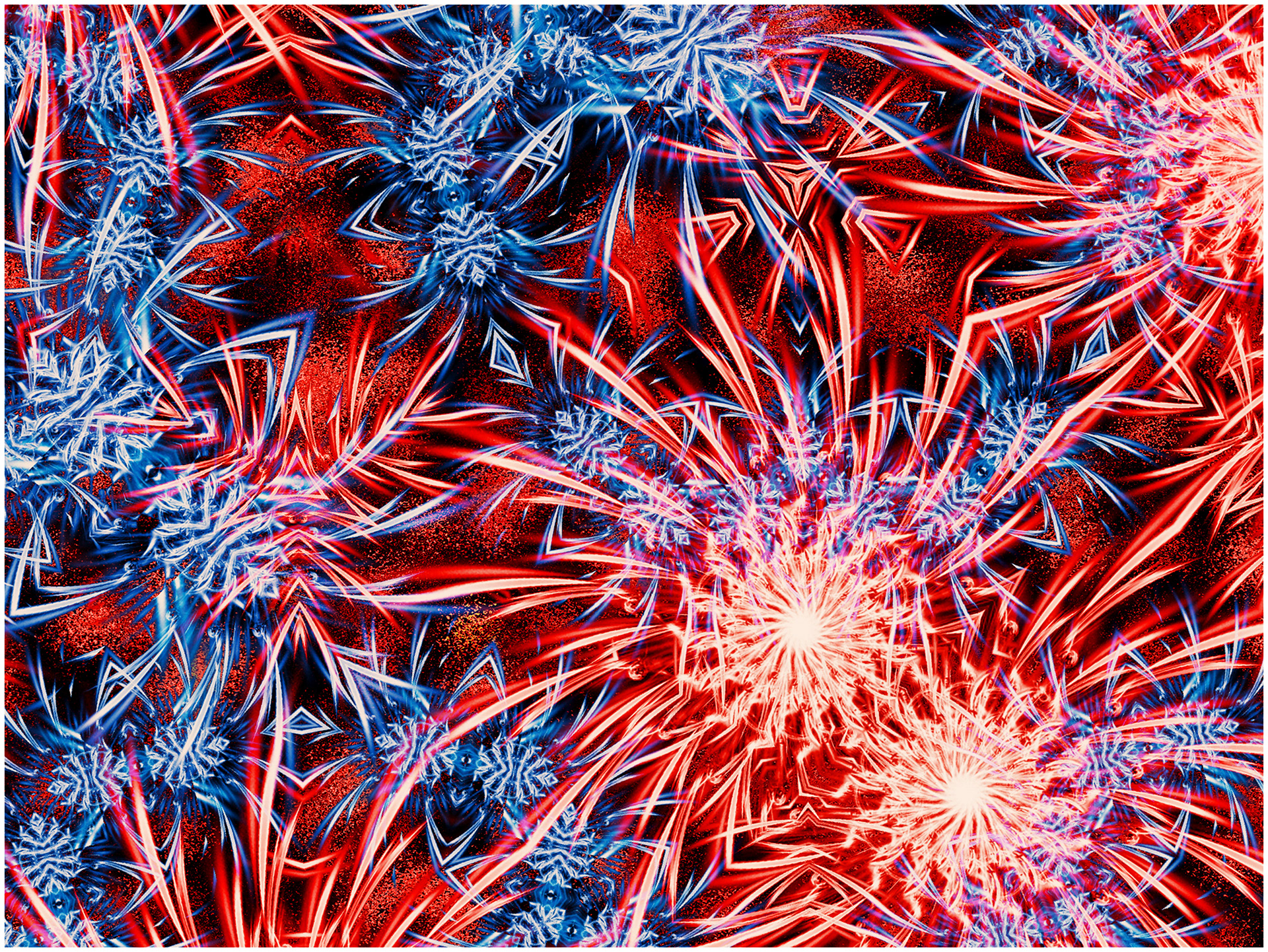 Red-Blue Abstract (2022)