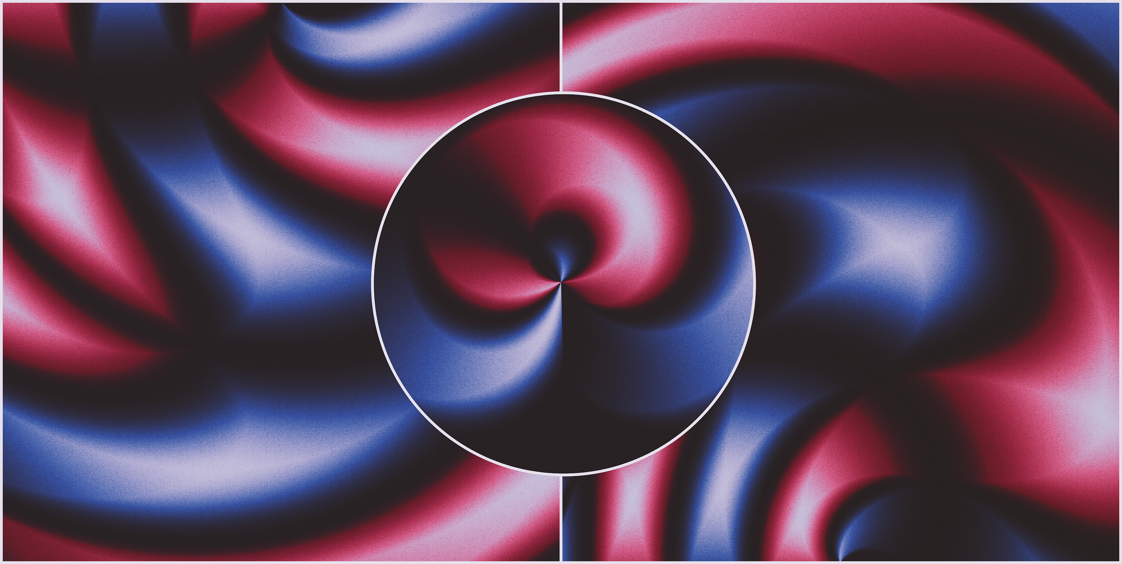 Red and Blue Abstract (2022)