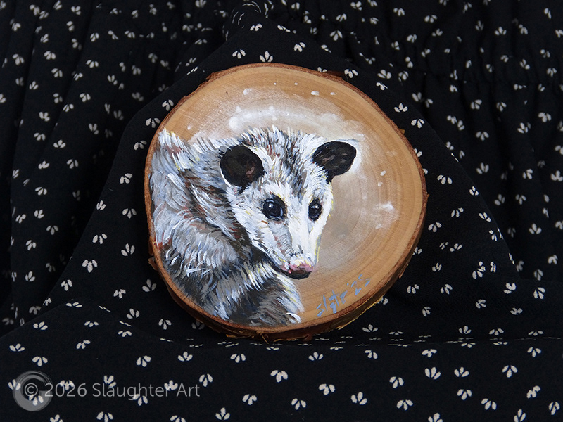 Possum About 3"x3" - $35