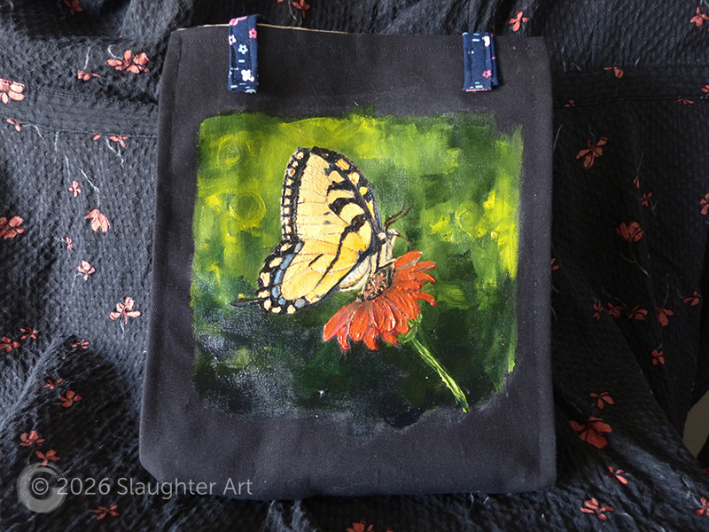  Tiger Swallowtail Butterfly About 12"x12" - $150