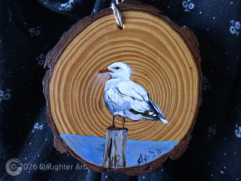Seagull About 3"x3" - $35