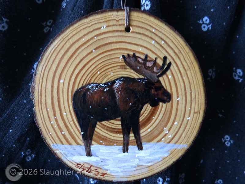 Moose About 3"x3" - $35