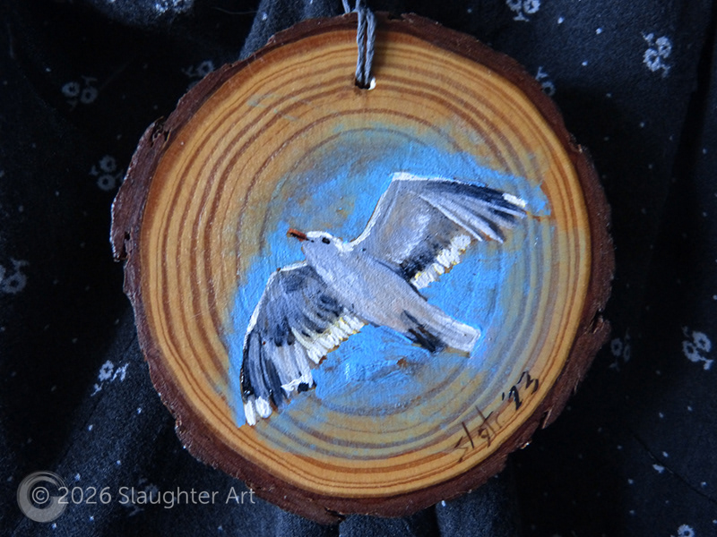 Seagull About 3"x3" - $35