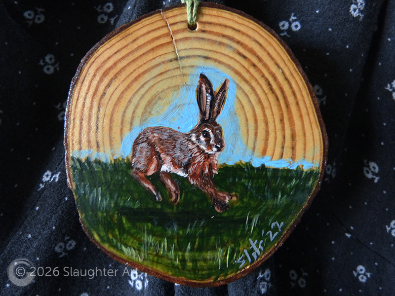 Rabbit About 3"x3" - $35