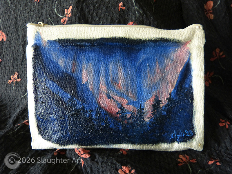 Northern Lights About 6"x4" - $100