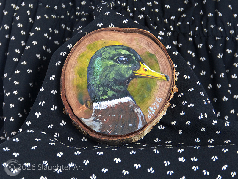 Duck About 3"x3" - $35