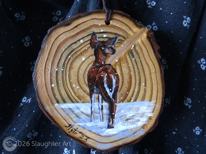 Doe About 3"x3" - $35