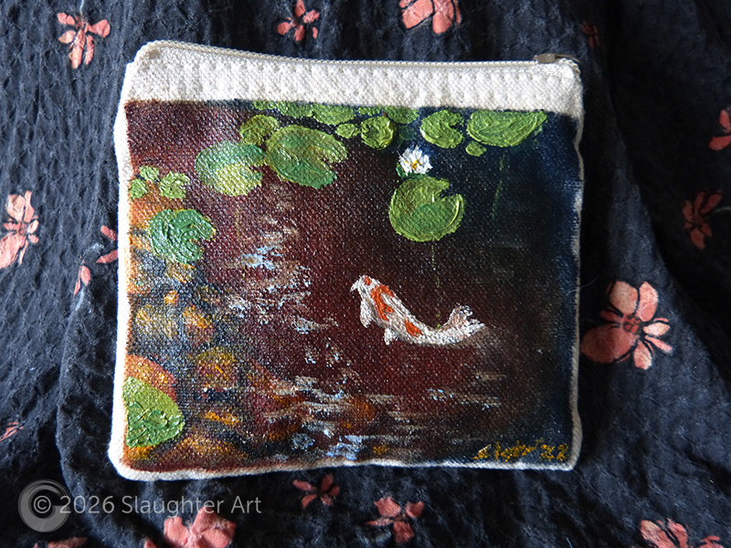 Koi About 4"x3" - $75