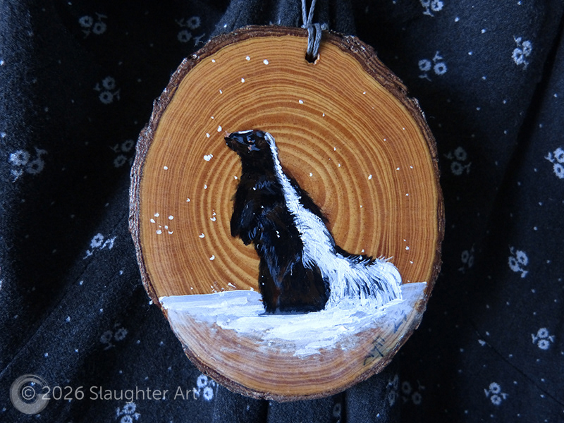  Skunk About 3"x3" - $35