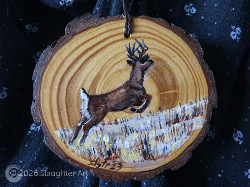 Buck About 3"x3" - $35