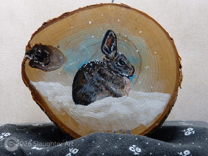 Rabbit About 3"x3" - $35