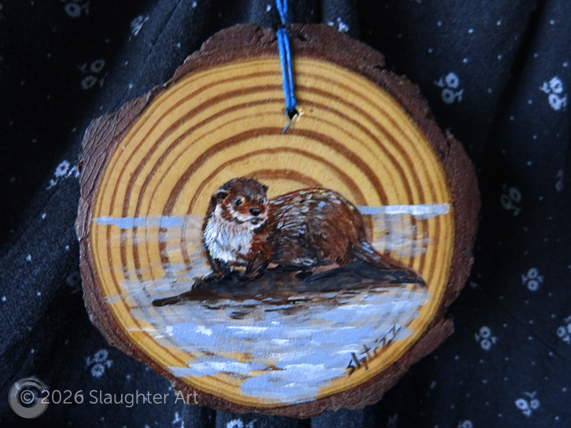 Otter About 3"x3" - $35