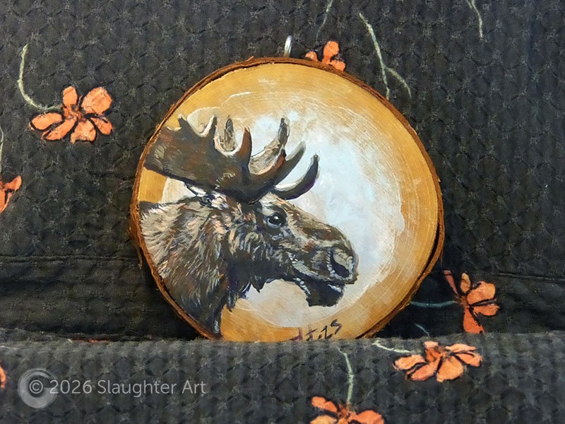Moose About 3"x3" - $35