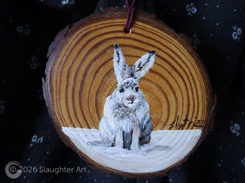 Rabbit About 3"x3" - $35