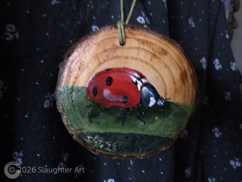  Ladybug About 3"x3" - $35