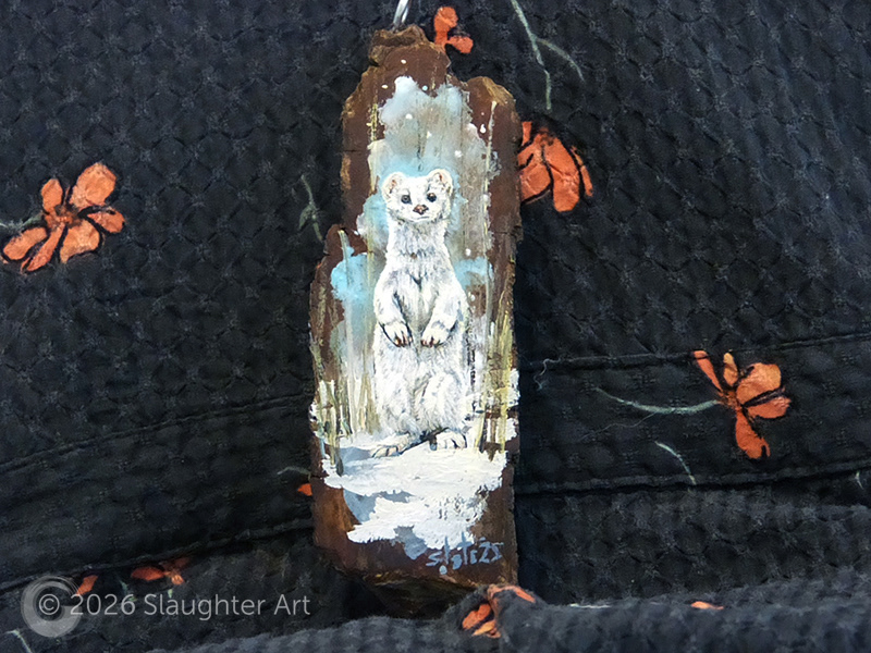 Ermine About 1.5"x5" - $50