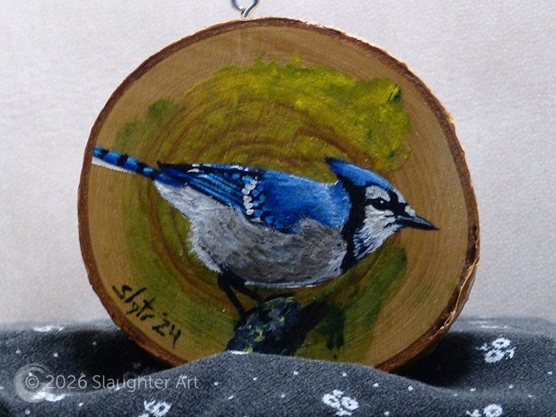  Blue Jay About 3"x3" - $35