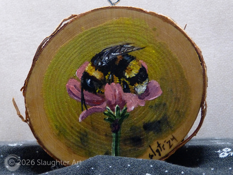 Bumblebee About 3"x3" - $35