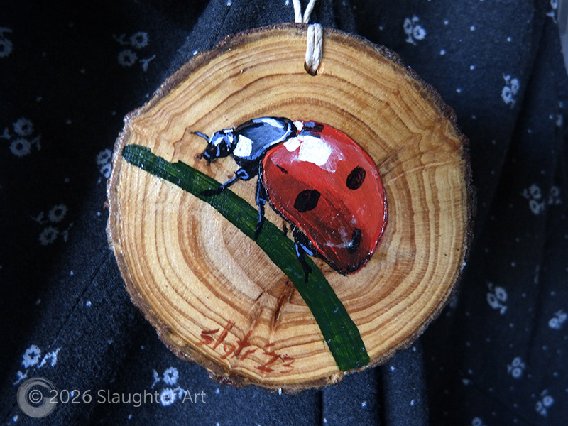 Ladybug About 3"x3" - $35