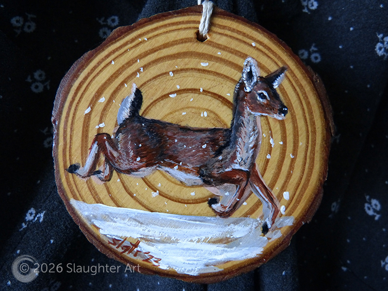 Doe About 3"x3" - $35