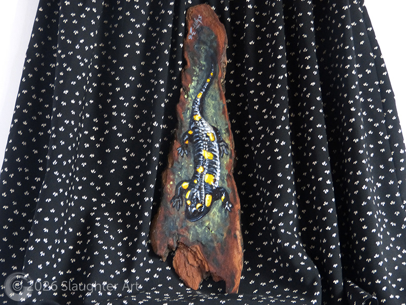 Salamander About 4"x11" - $75