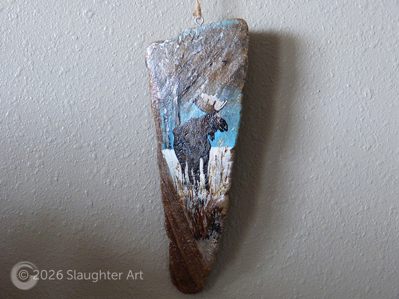  Moose About 3"x7" - $50