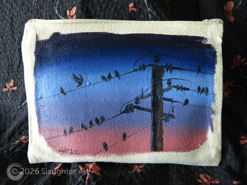 Power Lines About 6"x4" - $100