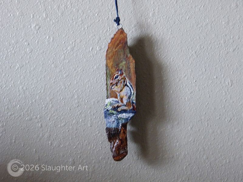 Chipmunk About 1"x6" - $50
