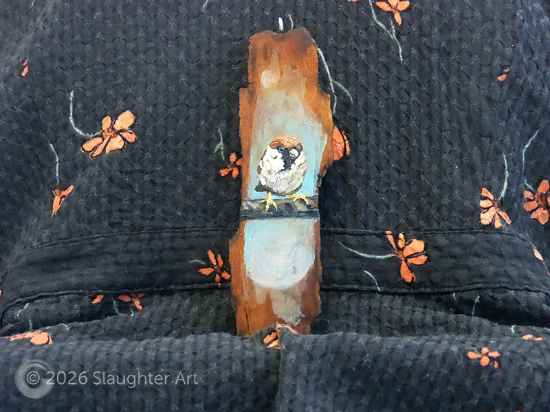  Sparrow About 1.5"x6" - $50