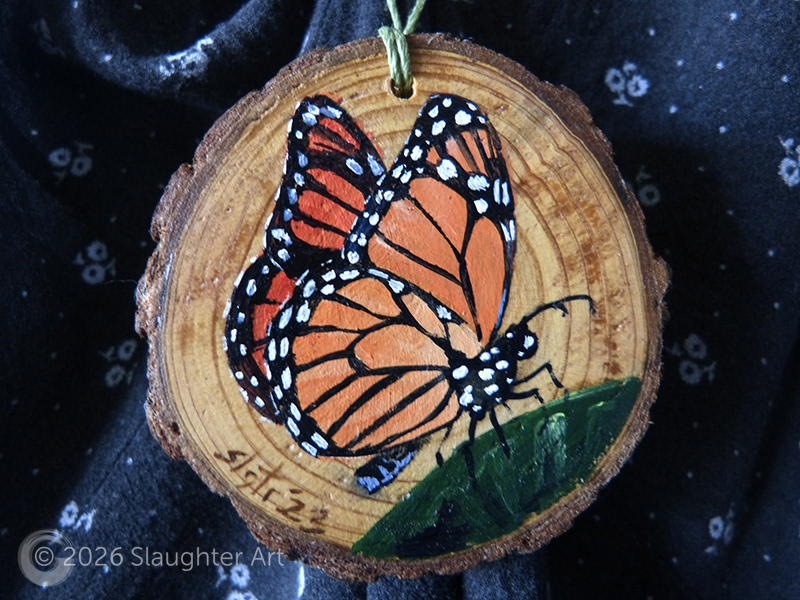 Monarch Butterfly About 3"x3" - $35