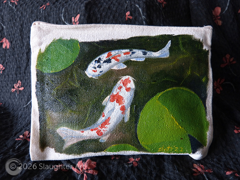  Koi About 6"x4" - $100