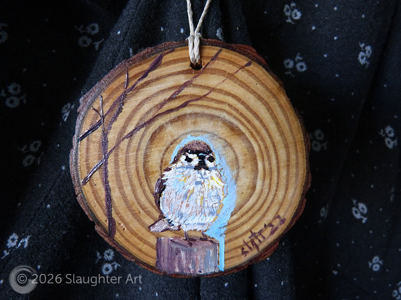  Sparrow About 3"x3" - $35