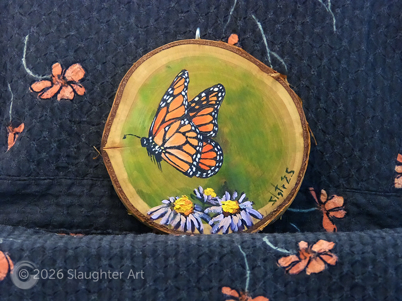 Monarch Butterfly About 3"x3" - $35