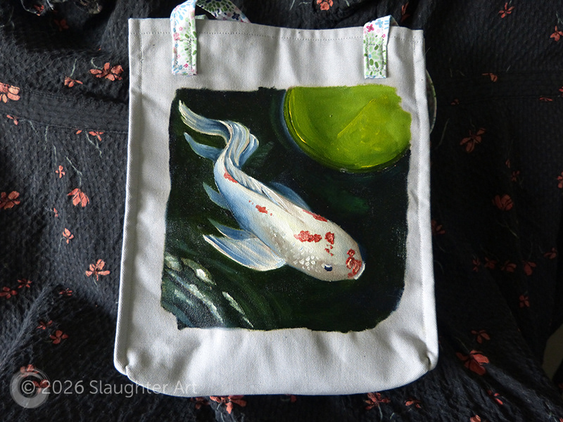 Koi About 12"x12" - $150