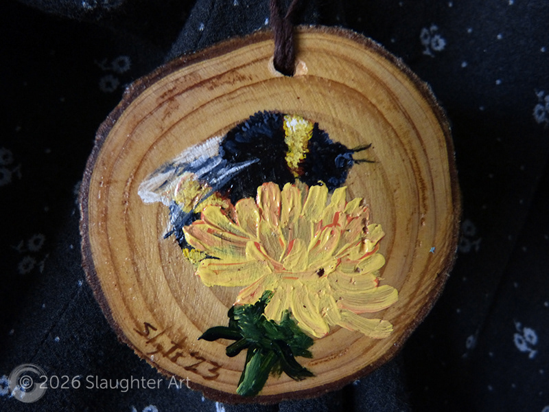 Bumblebee About 3"x3" - $35