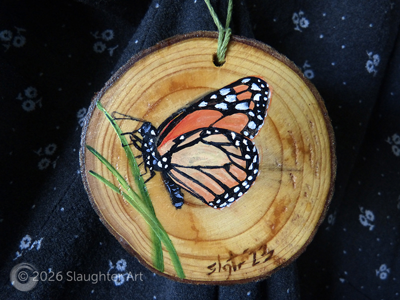 Monarch Butterfly About 3"x3" - $35
