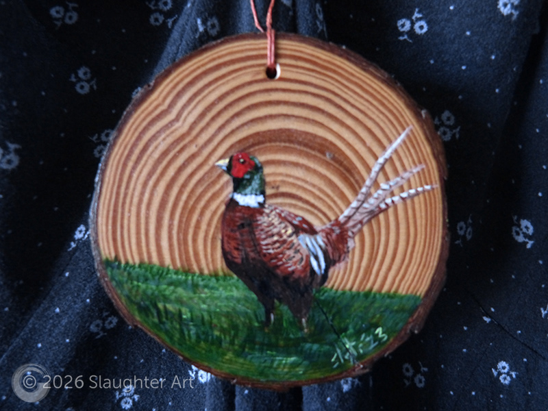  Pheasant About 3"x3" - $35