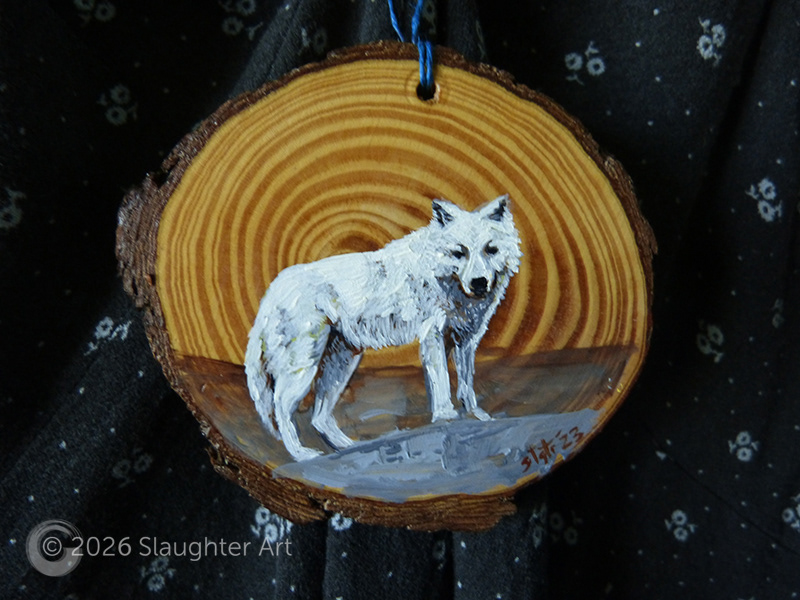 Wolf, About 3"x3" - $35