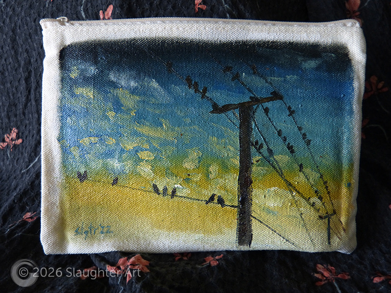 Power Lines About 6"x4" - $100