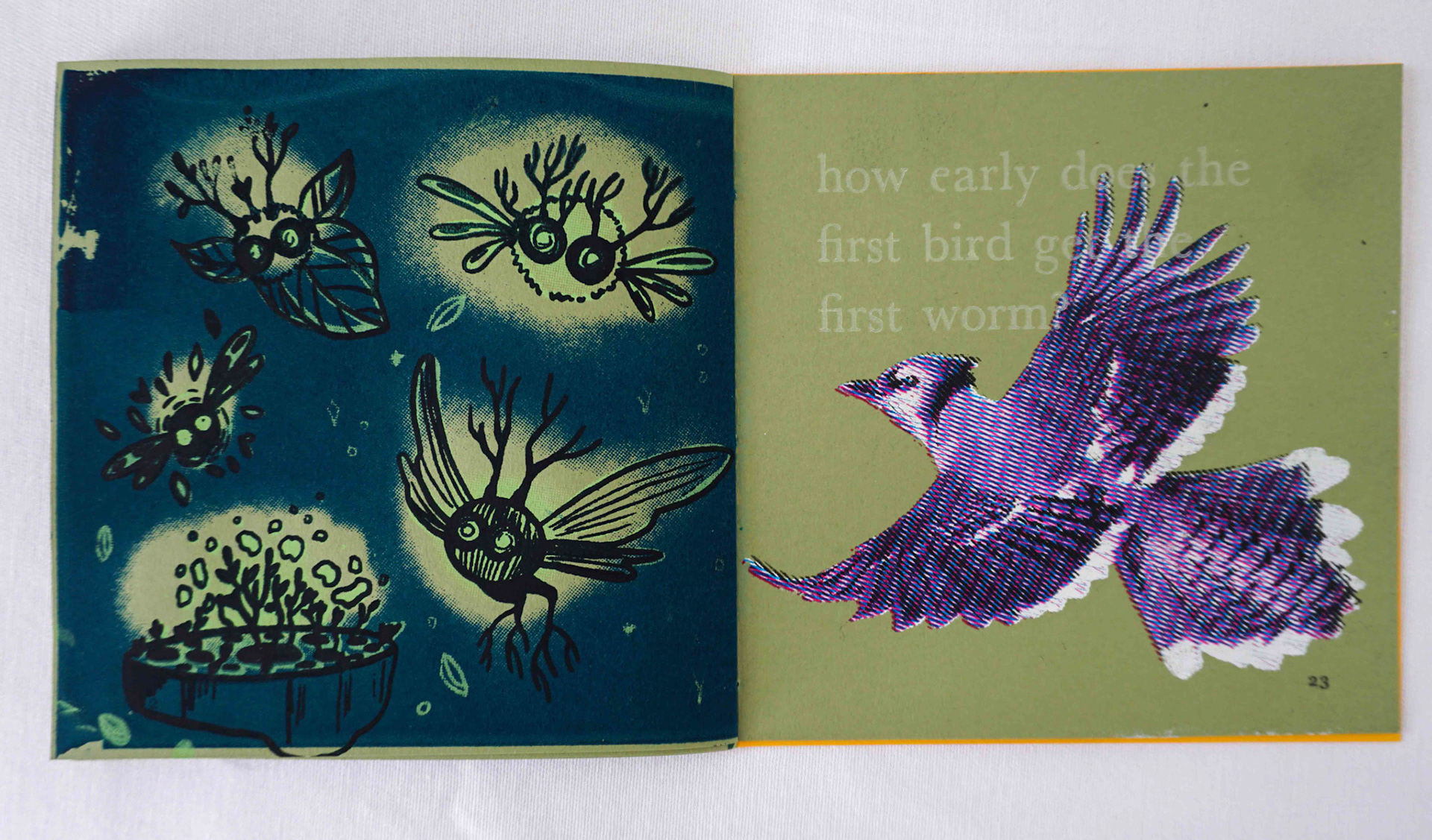 Camilla Watson (left) and Jaden Bleier (right) - screenprints