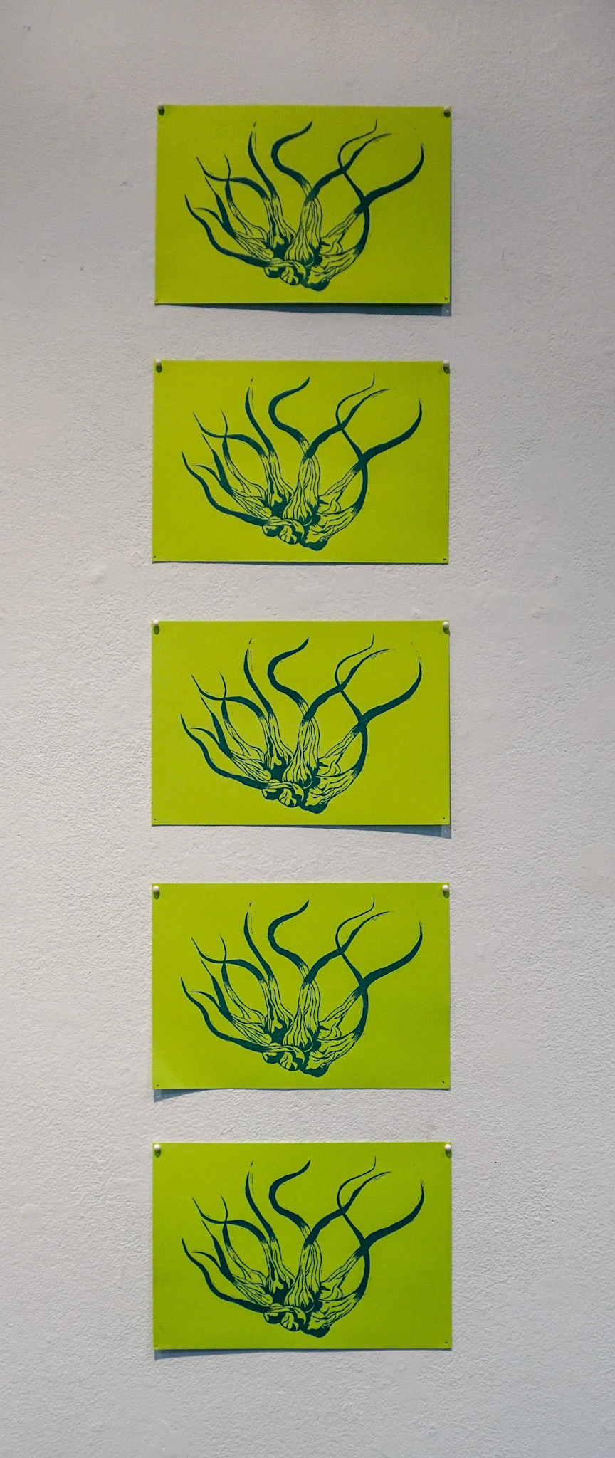 letterpress prints by Iris Wright