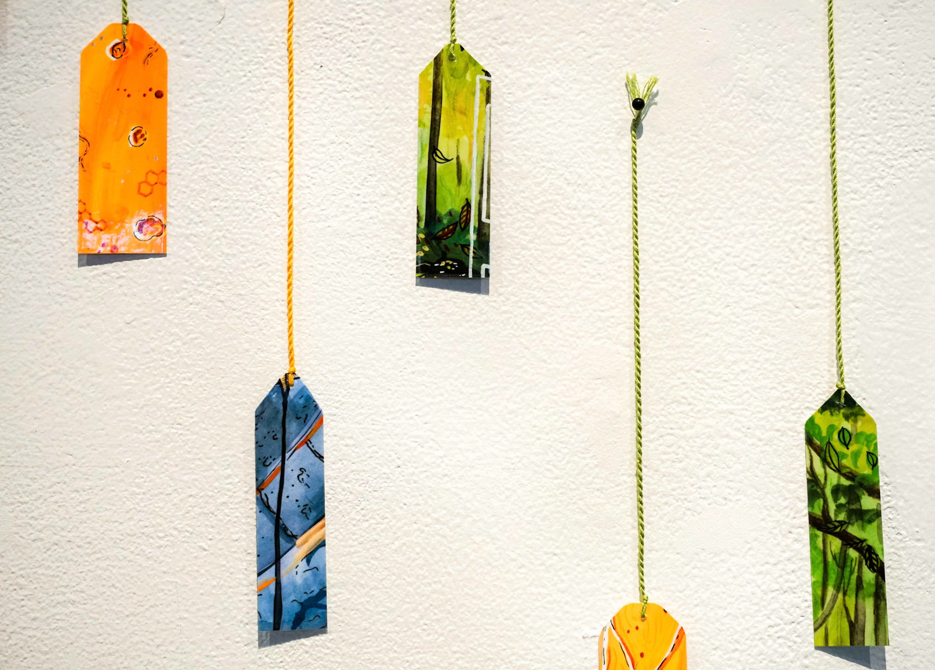 digitally printed bookmarks by Camilla Watson