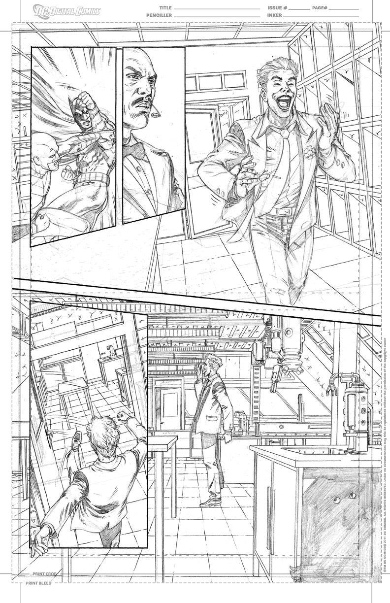 Derlis S. Benitez line art on DC's Batman: Derlis S. Benitez line art on DC Comics' Batman: A Case of Truth or Dare